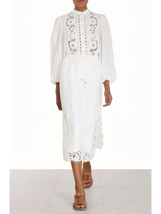 Zimmermann Dresses & Skirts - Zimmermann Halcyon Broderie Shirt White US 8